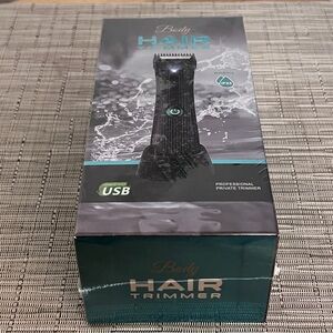 Black Body Hair Trimmer with USB Charging